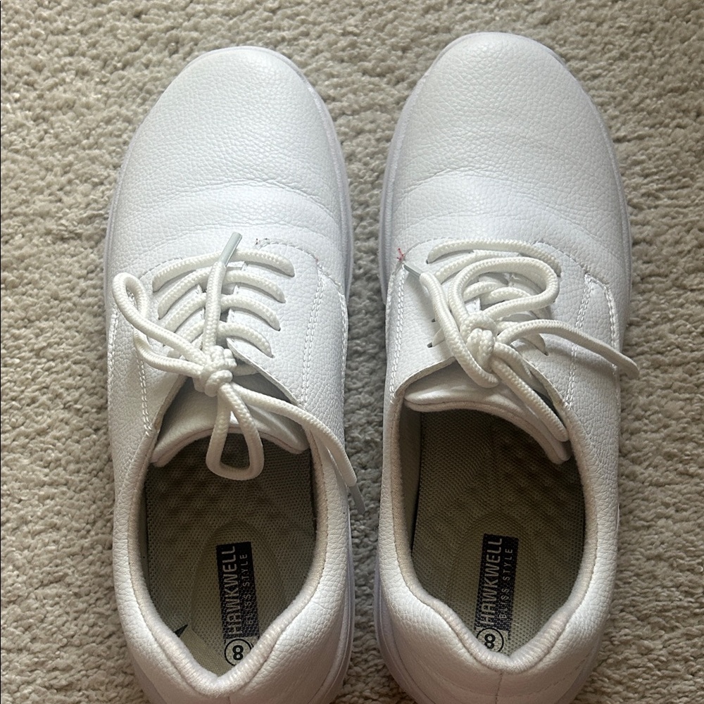 Hawkwell Women’s Leather White Sneakers